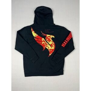 Illenium Fallen Ember Sweatshirt Mens L Black Hooded Pullover Pop Hip Hop